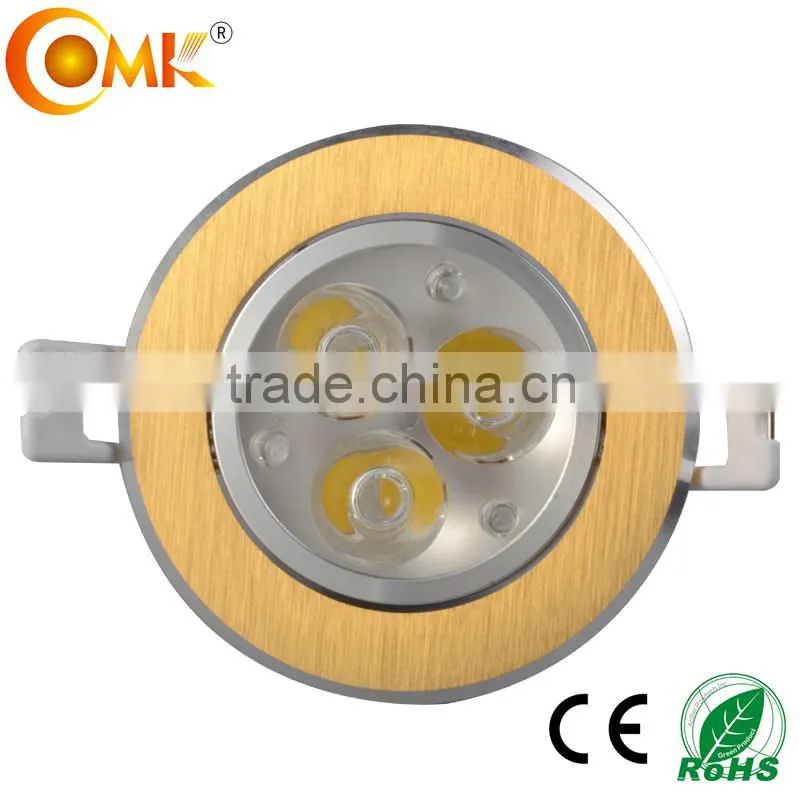 Pure Aluminum led ceiling light 220 volt 1w 9w bridgelux adjustable ceiling lamps living room