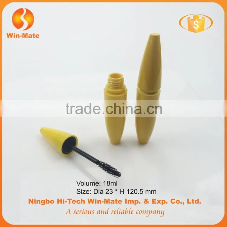 2015 special design bright color 120.5*23mm popular mascara tube
