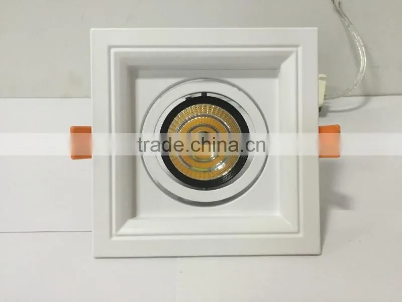 5W Square recessed down light ceiling light 10w at 15w ceiling for south american ceiling