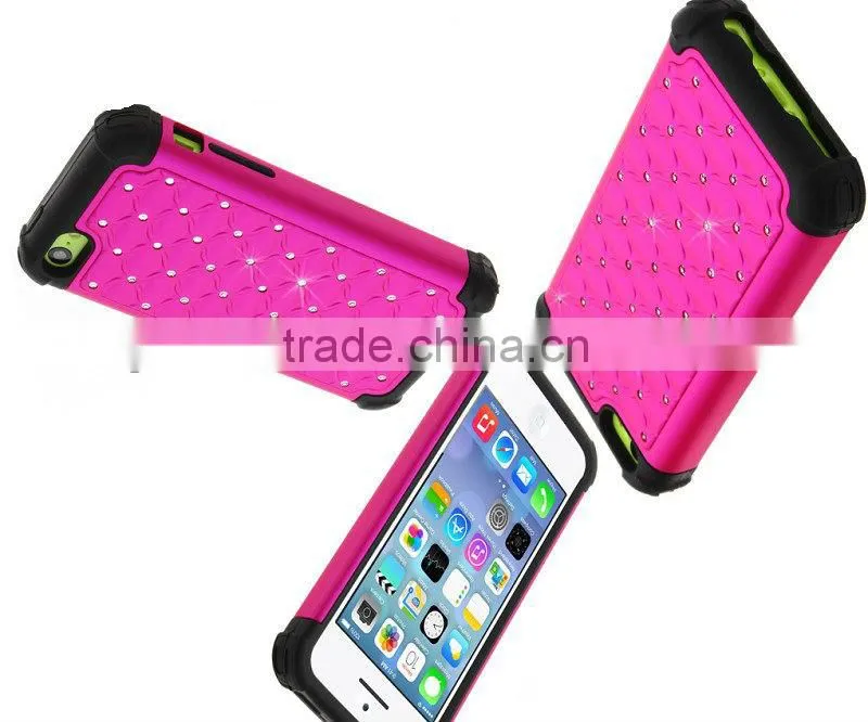 DIAMOND BLING SHOCKPROOF HARD MOBILE PHONE CASE COVER FOR IPHONE 5C