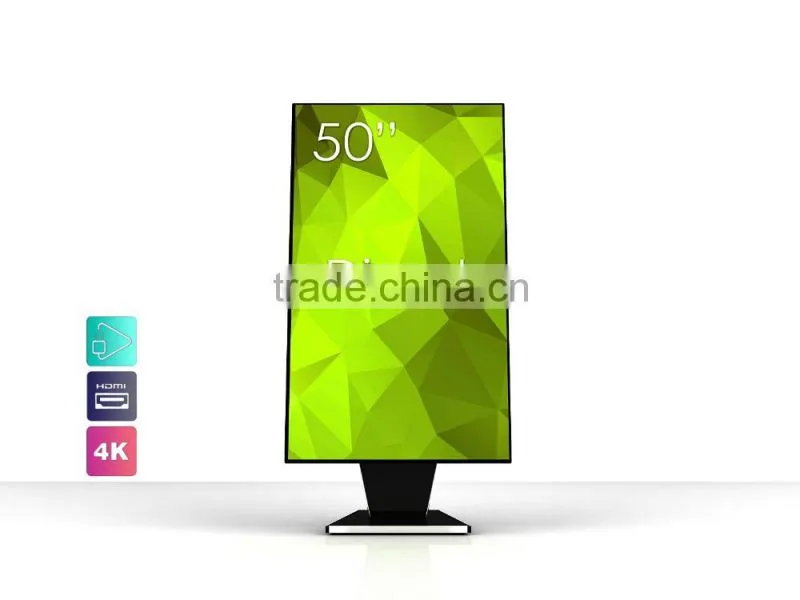 50 Inches Advertising Digital Signage Player Smart TV screen LED Advertising Display Kisok Player