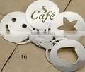 coffee art stencil cappuccino stencil