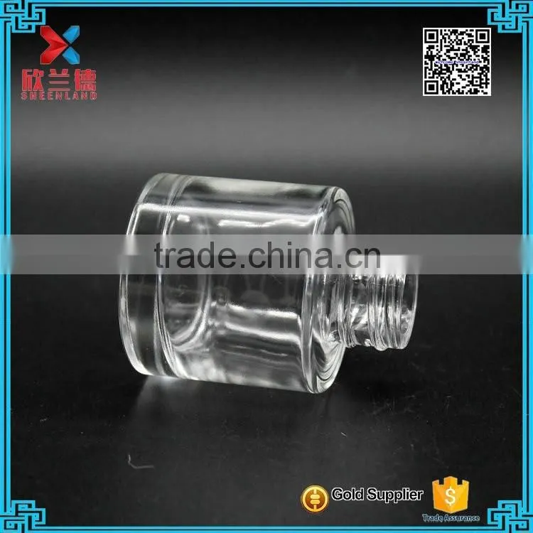 55ml aroma diffuser glass bottle & aroma glass bottle with aluminium collar cap