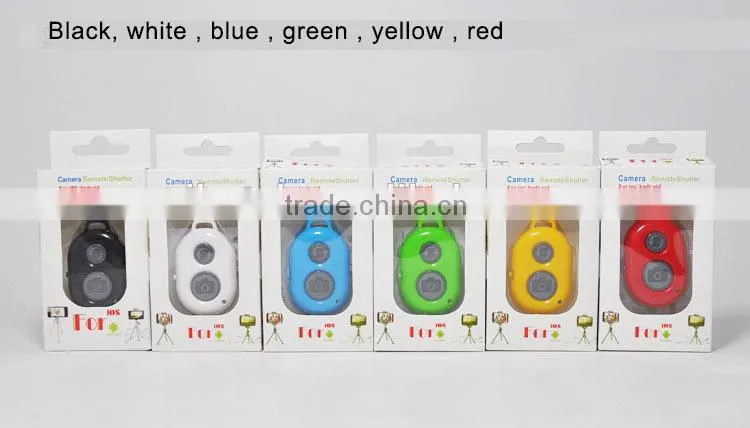 Hot Wireless Bluetooth remote Shutter Bluetooth Selfie Shutter remote for iOS&Android Smart Phones