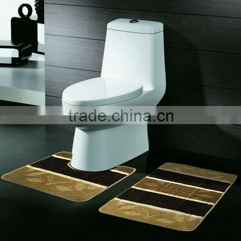 2pcs bathroom mat sets