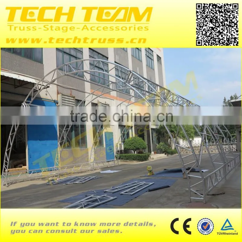 Outside Track Curve Roof Truss System For Sale