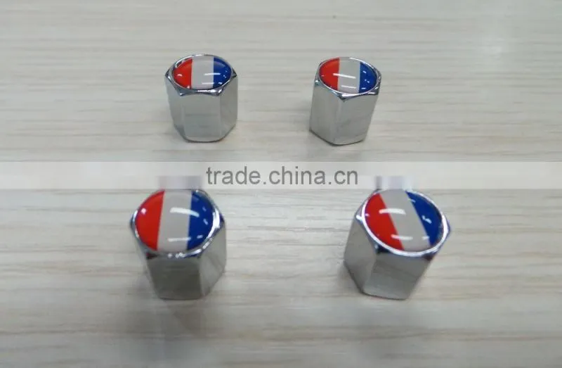 Black And Silver Auto Logos Alloy Wheel Metal Tyre Tire Valve Caps