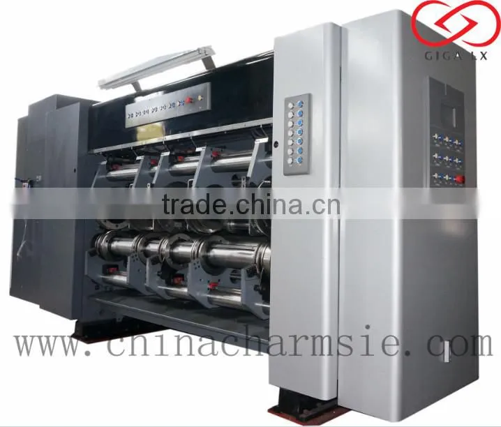GIGA LX-608CN Full Computerized High Speed Flexo Carton Box Making Machine Online with Folder Gluer