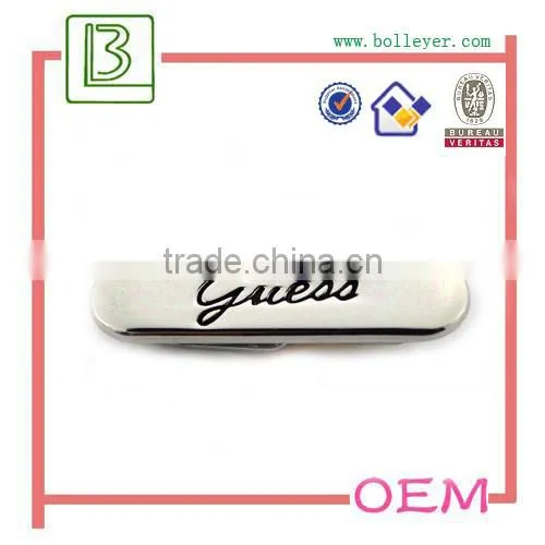 metal plate with custom engraved logo
