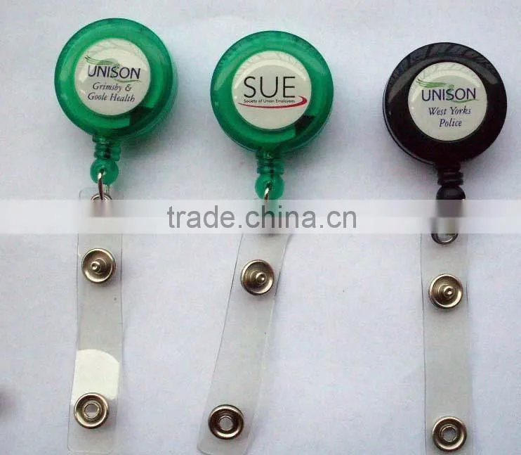 custom metal badge reel for promotion
