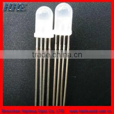 5mm flat-top 660 led from golden manufacture