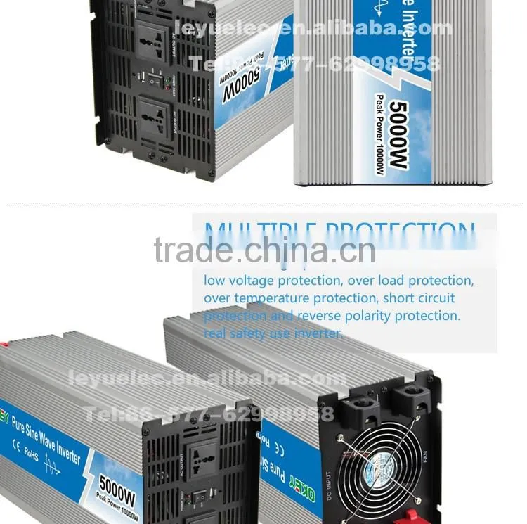 Hot selling adjustable voltage OPIP-5000 pure sine wave power inverter DC to AC dc input 12v