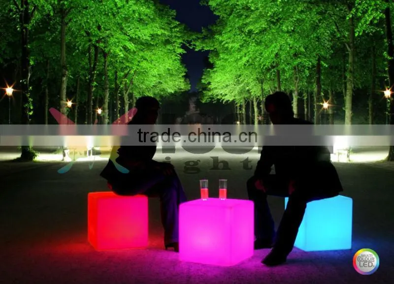 LED Cube stool