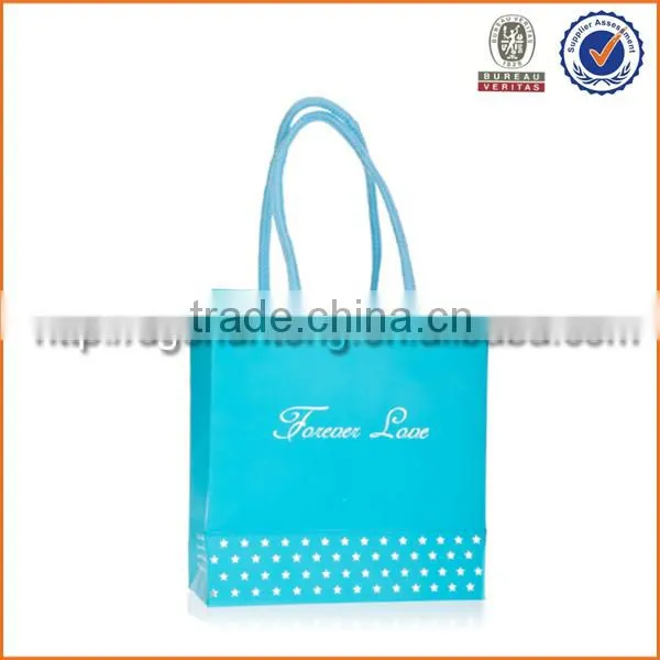 Navy blue tissue paper bag