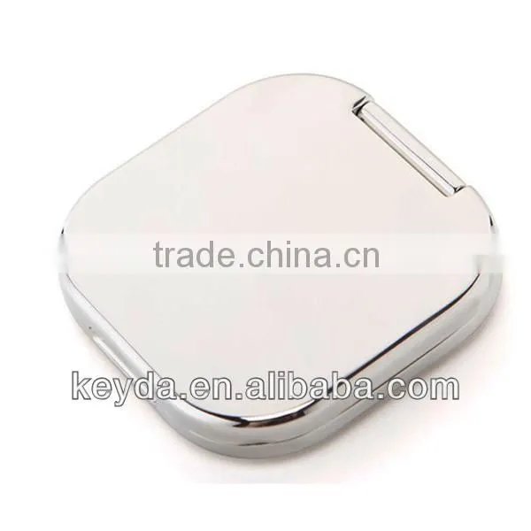metal pocket mirror with double side