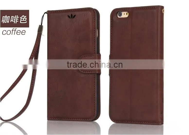 Best Selling Retro Design Mobile Phone Case Detachable Magnet Leather Case For iPhone 6