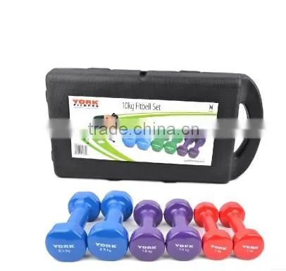 10kg vinyl dipped dumbbell for Women lose weight