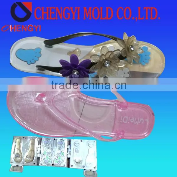 3d multi-color metal casting mould maker to shoes sole pvc jelly sandal mould