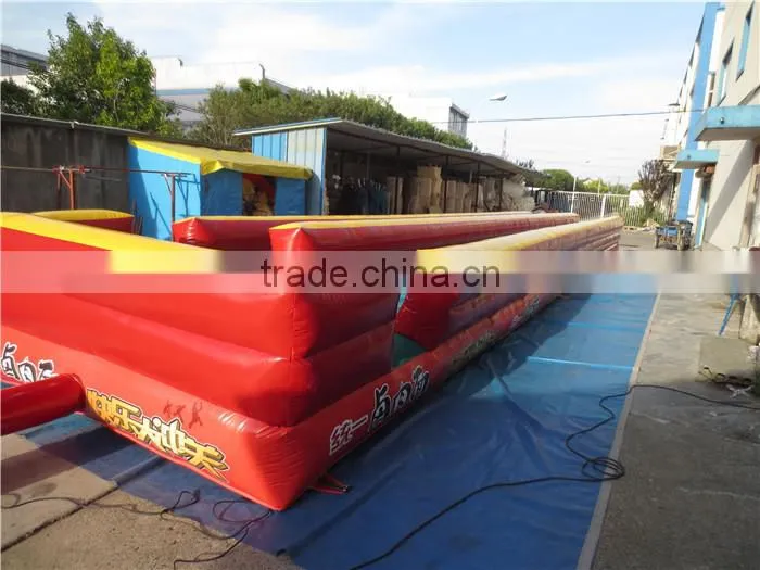 Double line inflatable bungee run for sale