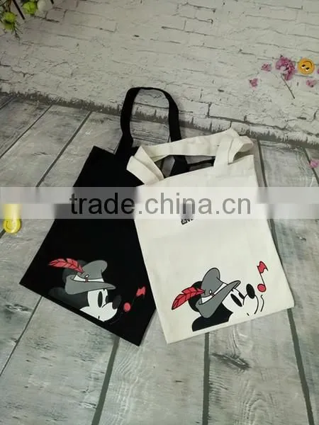 Factory price recyclable 8oz cotton canvas tote bag for shopping