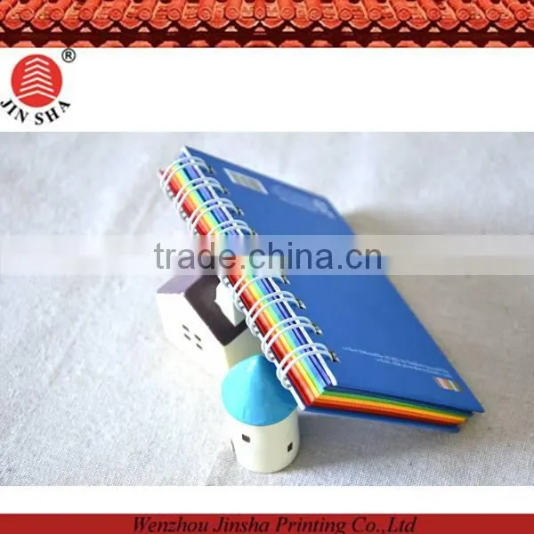 Spiral Notebook With Colored Pages
