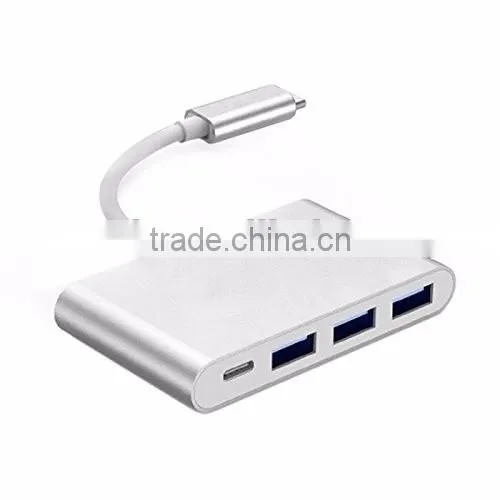 Type C USB 3.1 USB C Multiple 3 Ports 3.0 Hub with PD Power Charge