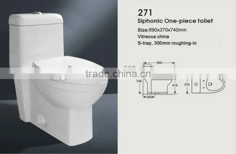 CUPC,one-piece toilet 271