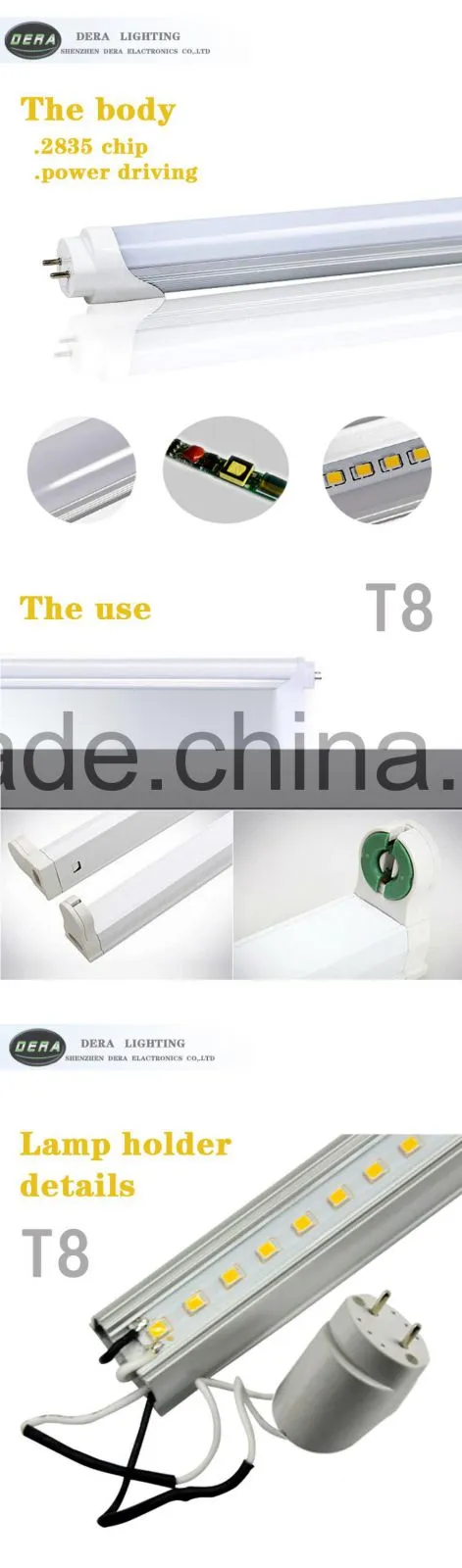 Best price t8 tube light 0.6m 8w t8 led tubo T8 tube9 from China supplier