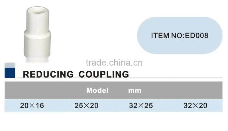 PVC insulating electrical reducing coupling,PVC electrical fitting