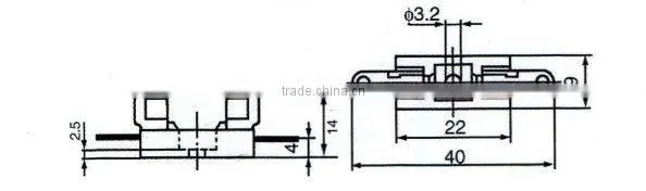 Chassis Mounting Fuse Holder for ceramic or glass tube fuse