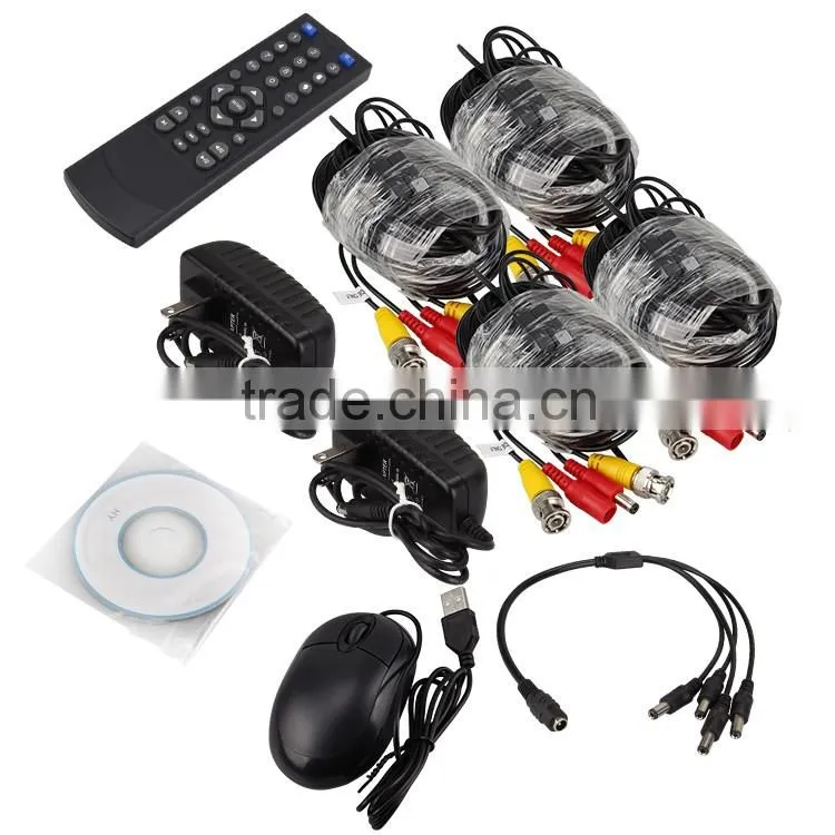 Vitevison security camera system with 1mp 1.3mp AHD camera H.264 4ch AHD DVR Kit