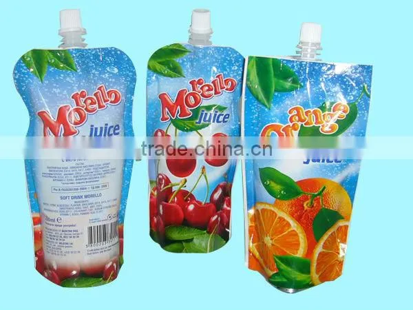 Hot sell stand up pouch with spout for liquid