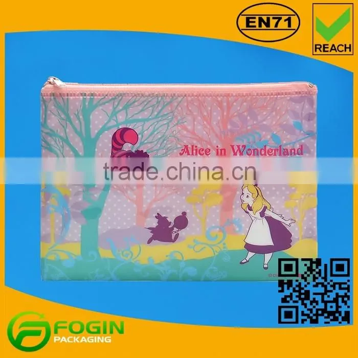 clear plastic opp bag packing with header