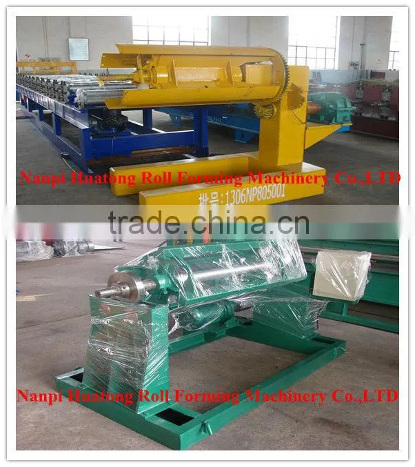 metal uncoiler machine with car