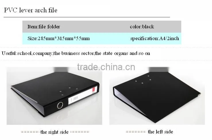 Customized 2-hole file folder ring binder
