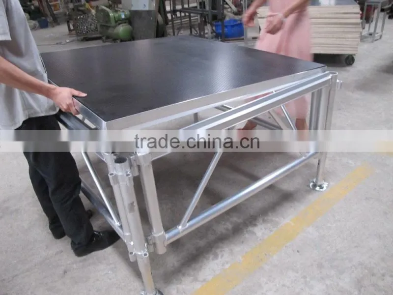 Hot Sale Aluminum Frame Stage With Plywood Platform