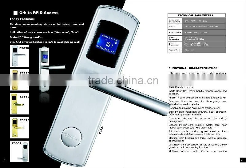 smart IC lock, rf card lock,hotel card lock,digital door lock,electronic door handle lock,Euorpe RF lock,hotel room card lock