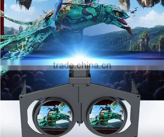 2016 New Foldable 3D VR Fold Mini Portable 3D VR Glasses Cheap 3D Virtual Reality Glasses Folding VR fold Support 4~6inch Phones