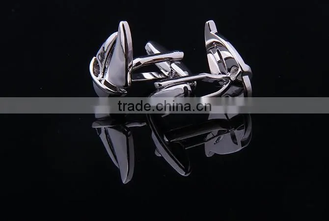 Silver Plated Cufflink,Yacht Cufflink,Novelty Cufflink