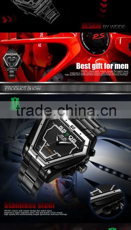 2015 Hight Quality Stainless Steel Men's led bracelet watches(WEIDE-WH1102)