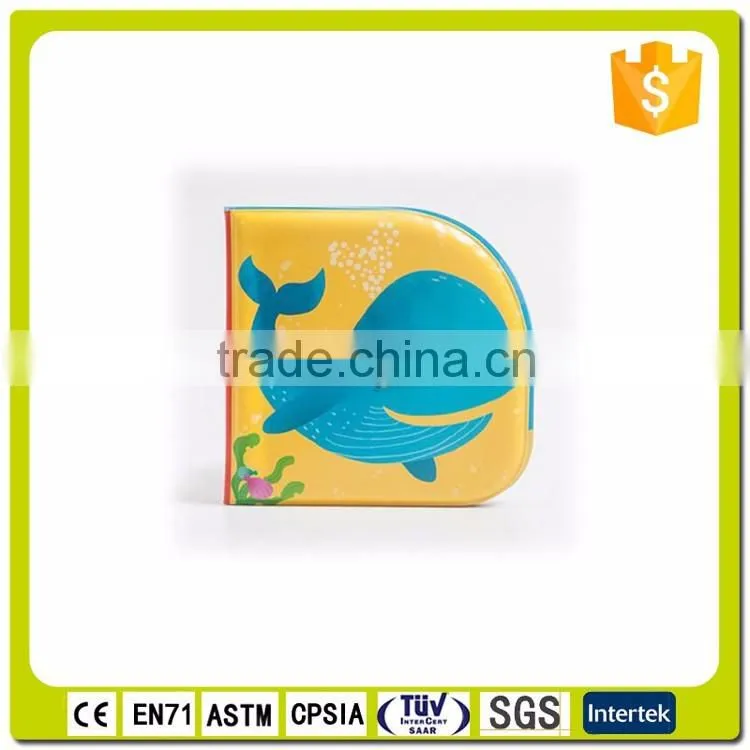 EN71 PVC cheap promotional safe baby bath book toy printing