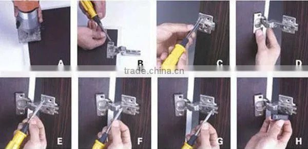 Steel 110 degree for furniture cabinet hinges