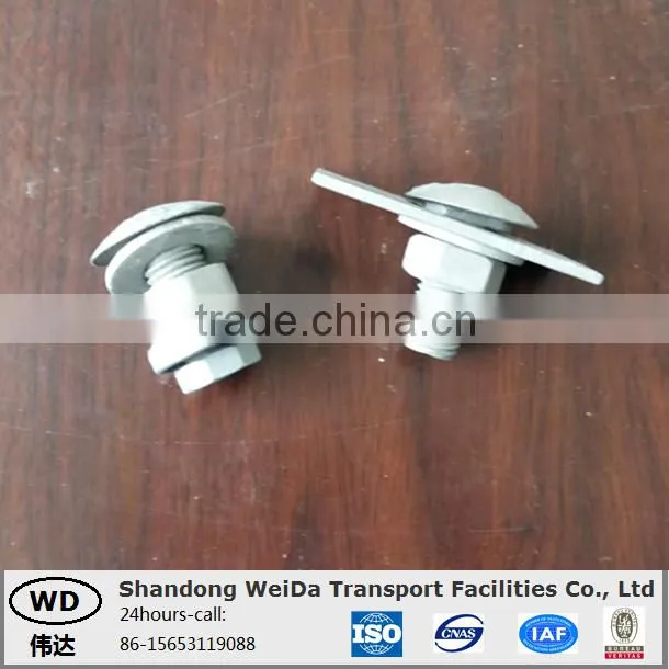 Guardrail used M16 Fastener Bolts and Nuts