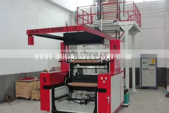 rotary die head auto winder pe plastic film blowing machine