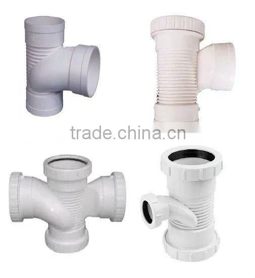 PVC pipe fitting mould/ drainage fitting mould /soundproof system