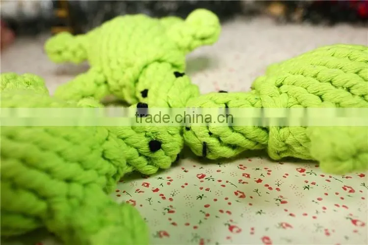 Turtle shape rope dog toys manufacturers