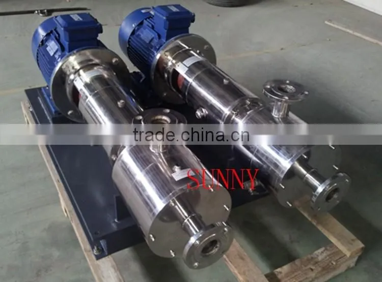 Facial Cream Inline High Shear Homogenizer Mixer with Cooling System