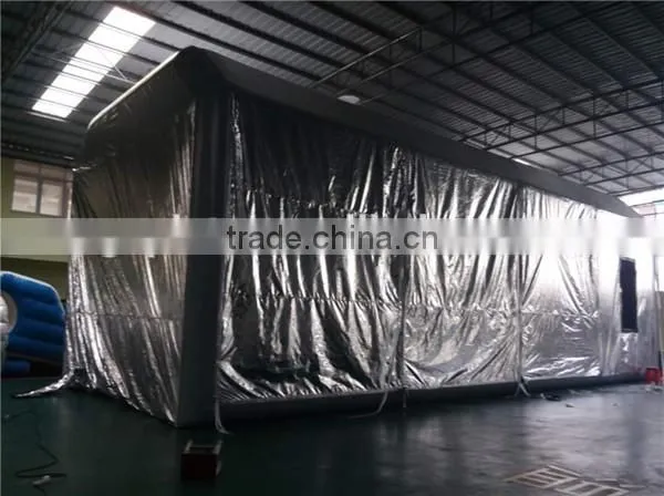 14m giant inflatable spray booth for cars / portable paint booth for garage