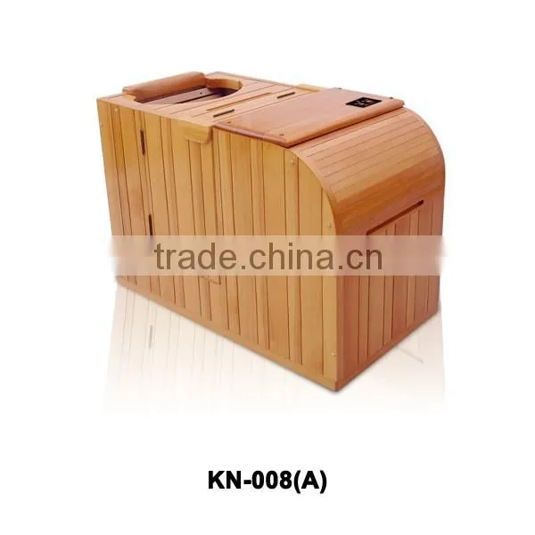 CE Canada Hemlock lower body sauna room for infra therapy
