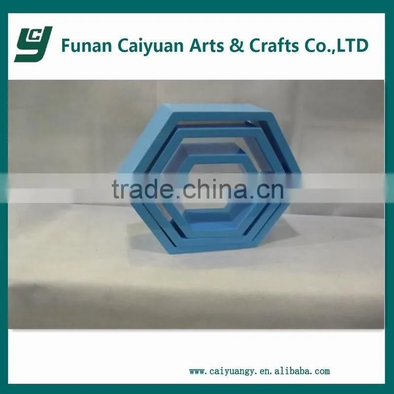 2014 hot sale wooden customized antique mini MDF decorative wall shelf